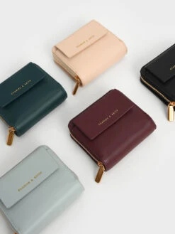 Front Flap Zip-Around Mini Wallet -Charles & Keith 2020 L7 CK6 10770479 1 73 7