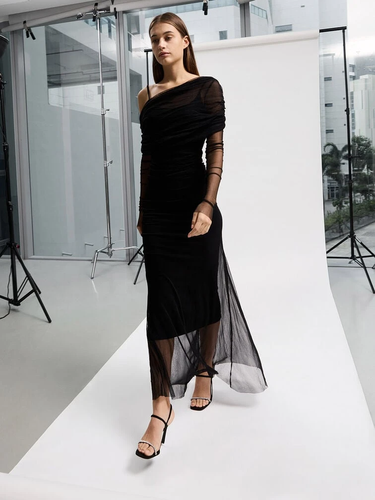 Textured Gem-Embellished Strappy Sandals 4 Textured Gem-Embellished Strappy Sandals - Image 4