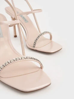 Gem-Embellished Strappy Sandals 12 Gem-Embellished Strappy Sandals -Charles & Keith 2021 L2 CK1 60361322 35 5
