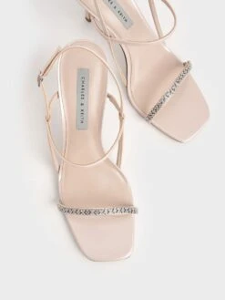 Gem-Embellished Strappy Sandals 15 Gem-Embellished Strappy Sandals -Charles & Keith 2021 L2 CK1 60361322 35 8