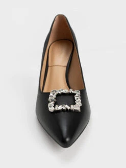 Leather Gem-Embellished Pumps -Charles & Keith 2021 L3 SL1 60280366 01 8