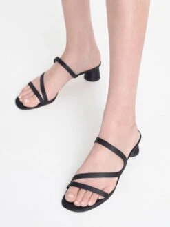 Satin Wavy Strap Mules -Charles & Keith 2021 L6 CK1 60190286 01 4