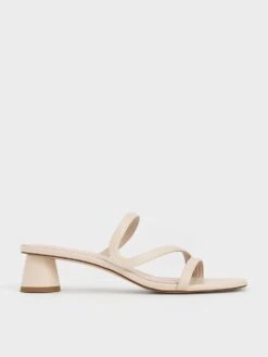 Wavy Strap Mules
