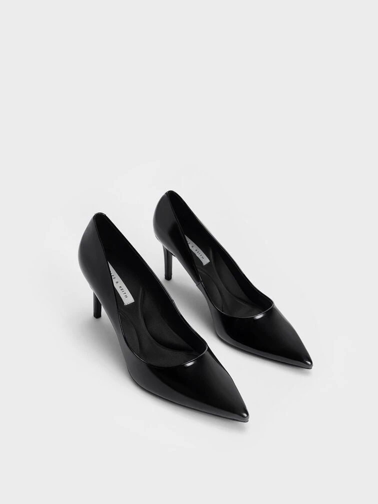 Emmy Patent Pointed-Toe Stiletto Pumps 2 Emmy Patent Pointed-Toe Stiletto Pumps - Image 2