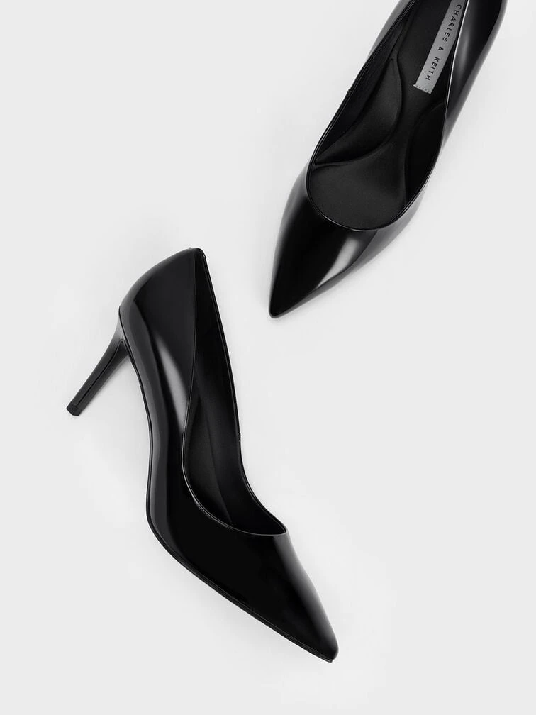 Emmy Patent Pointed-Toe Stiletto Pumps 5 Emmy Patent Pointed-Toe Stiletto Pumps - Image 5