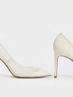 Lace Stiletto Pumps -Charles & Keith 2021 L6 CK1 60280306 09 5
