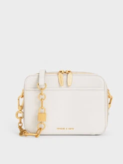 Lock & Key Chain Handle Bag