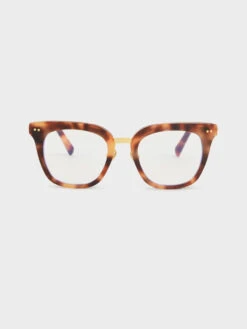 Acetate Tortoiseshell Square Blue Light Glasses