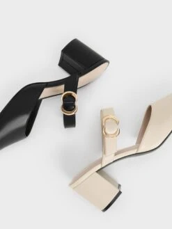 Metallic Accent Pointed-Toe Pumps -Charles & Keith 2021 L7 CK1 60580217 41 7