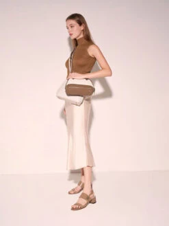 Enola Double Handle Structured Bag -Charles & Keith 2021 L7 CK2 31220006 68 6