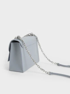Front Flap Chain Handle Crossbody Bag -Charles & Keith 2021 L7 CK2 80701150 2 94 5