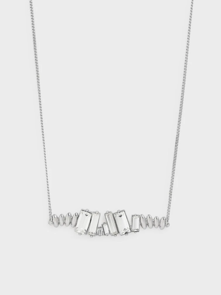 Swarovski® Crystal Embellished Matinee Necklace 1 Swarovski® Crystal Embellished Matinee Necklace