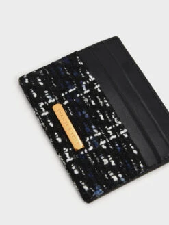 Tweed Card Holder -Charles & Keith 2021 L7 CK6 50680964 24 5