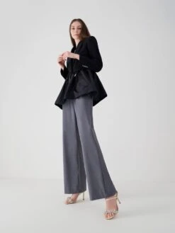 Gem-Embellished Satin Stiletto Sandals -Charles & Keith 2022 L2 CK1 60361402 23 4