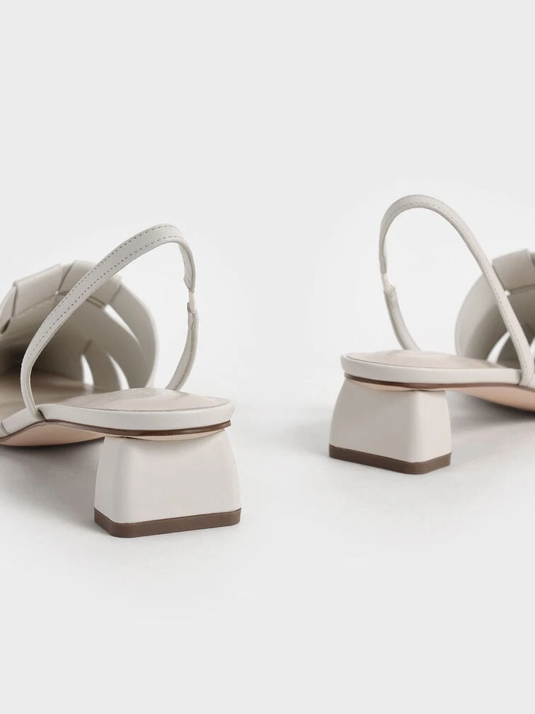 Woven Slingback Pumps 4 Woven Slingback Pumps - Image 4