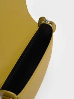 Kora Saddle Crossbody Bag -Charles & Keith 2022 L2 CK2 80781746 36 8