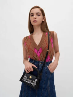 Este Tweed Trapeze Bag -Charles & Keith 2022 L3 CK2 30781790 01 6