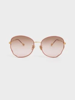Wavy Frame Butterfly Sunglasses