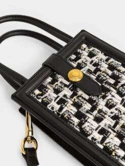 Este Belted Tweed Phone Pouch -Charles & Keith 2022 L3 CK6 70701213 01 5