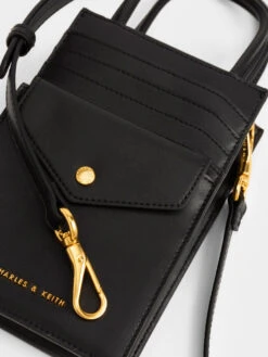 Este Belted Tweed Phone Pouch -Charles & Keith 2022 L3 CK6 70701213 01 7