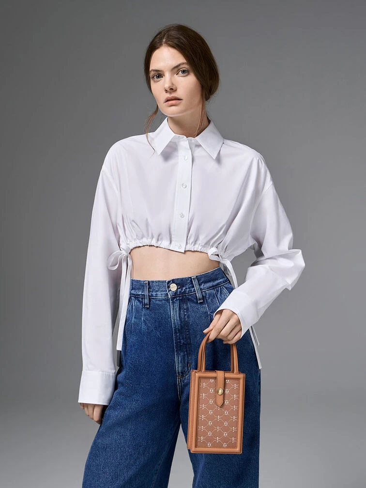 Este Belted Printed Phone Pouch 4 Este Belted Printed Phone Pouch - Image 4