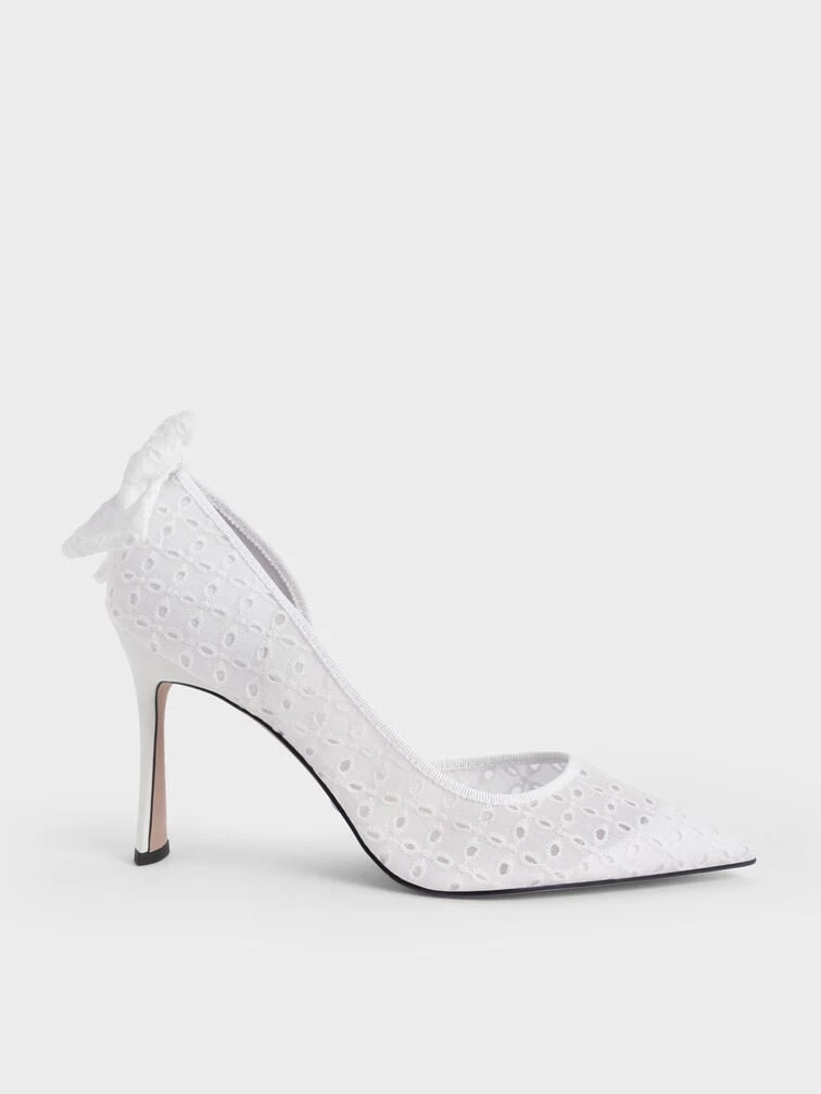 Blythe Broderie Anglaise Half-D'Orsay Pumps 1 Blythe Broderie Anglaise Half-D'Orsay Pumps