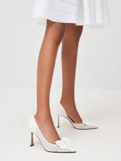 Blythe Broderie Anglaise Half-D'Orsay Pumps 11 Blythe Broderie Anglaise Half-D'Orsay Pumps -Charles & Keith 2022 L3 SL1 60920050 03 4