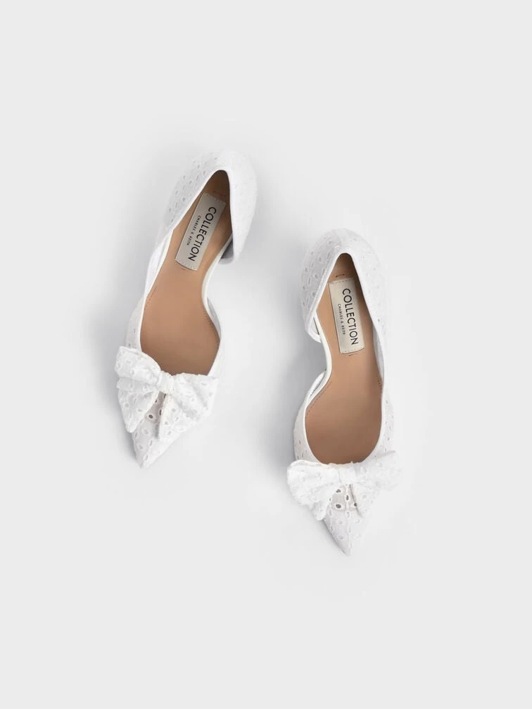 Blythe Broderie Anglaise Half-D'Orsay Pumps 8 Blythe Broderie Anglaise Half-D'Orsay Pumps - Image 8