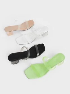 Double Strap See-Through Mules -Charles & Keith 2022 L6 CK1 60190308 03 7