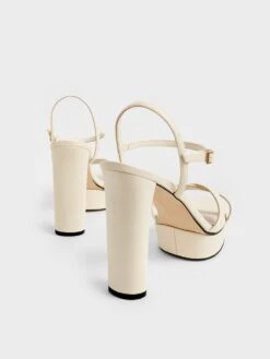 Crossover Platform Heeled Sandals 7 Crossover Platform Heeled Sandals -Charles & Keith 2022 L6 CK1 60280239 1 41 5