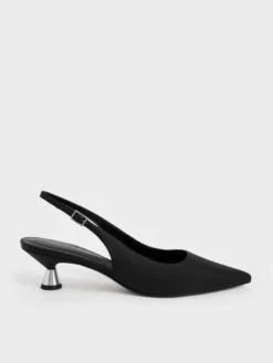 Spool Heel Slingback Pumps