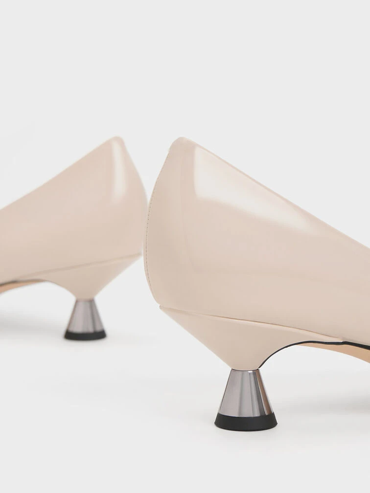 Patent Spool Heel Pumps 3 Patent Spool Heel Pumps - Image 3