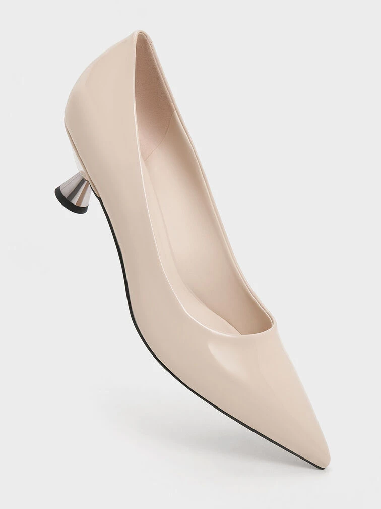 Patent Spool Heel Pumps 4 Patent Spool Heel Pumps - Image 4