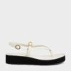 Strappy Flatform Thong Sandals