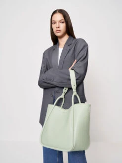 Tubular Slouchy Tote Bag -Charles & Keith 2022 L6 CK2 30781867 1 B3 4