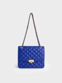 Charles & Keith 35 Quilted Chain Strap Clutch