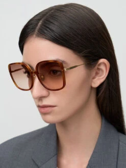 Recycled Acetate Oversized Square Sunglasses -Charles & Keith 2022 L6 CK3 51280499 34 4