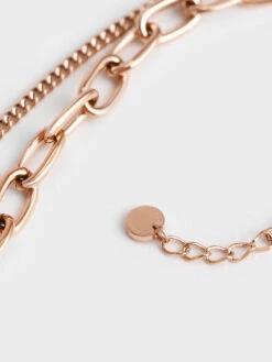 Double Chain Bracelet -Charles & Keith 2022 L6 CK5 11470098 57 5