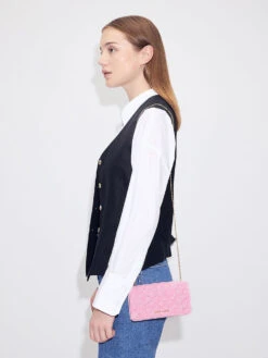 Tweed Quilted Pouch -Charles & Keith 2022 L6 CK6 30681013 1 13 6