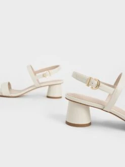 Cylindrical Heel Back Strap Sandals 11 Cylindrical Heel Back Strap Sandals -Charles & Keith 2022 L7 CK1 60050974 41 5