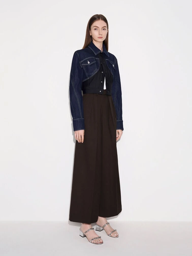 Chain-Link Block Heel Sandals 4 Chain-Link Block Heel Sandals - Image 4