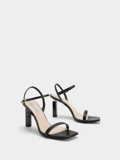 Sculptural Heel Sandals -Charles & Keith 2022 L7 CK1 60050979 01 3