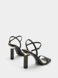 Sculptural Heel Sandals -Charles & Keith 2022 L7 CK1 60050979 01 5