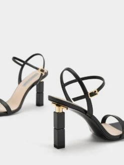 Sculptural Heel Sandals -Charles & Keith 2022 L7 CK1 60050979 01 7
