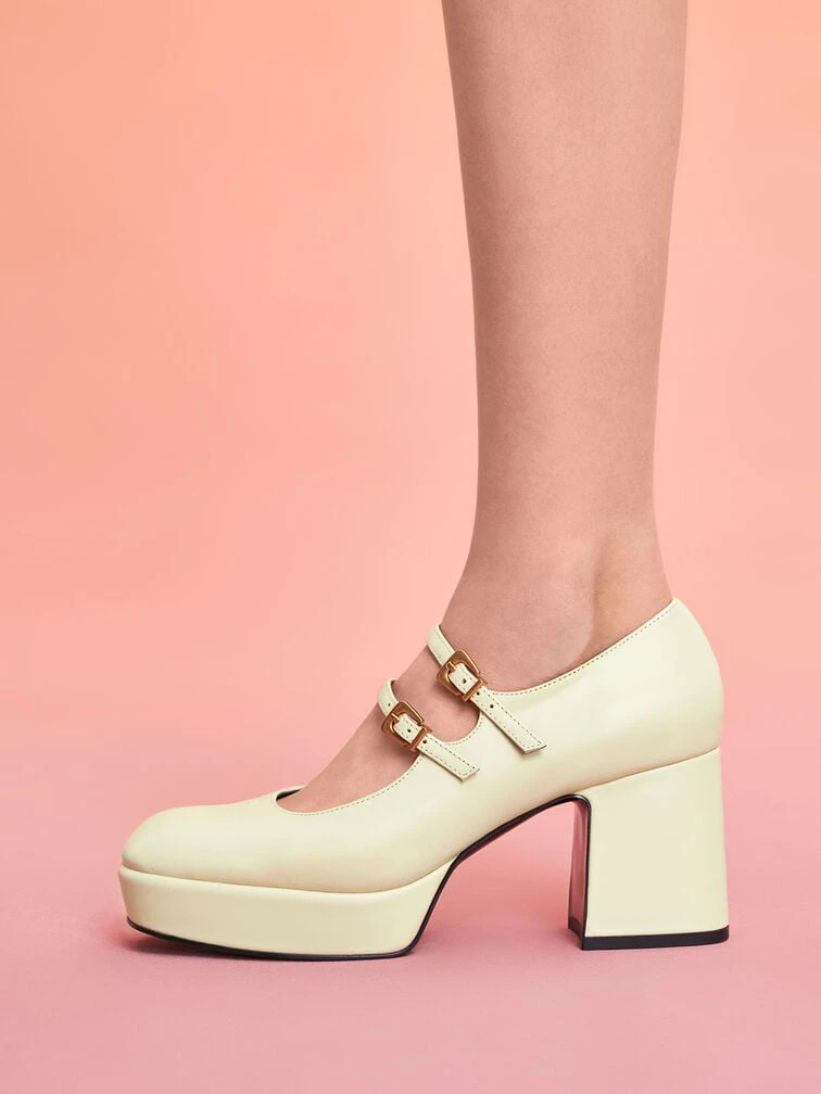 Block Heel Mary Janes 2 Block Heel Mary Janes - Image 2