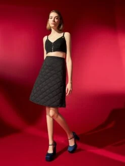 Satin Platform D'Orsay Pumps -Charles & Keith 2022 L7 CK1 60280371 B5 6