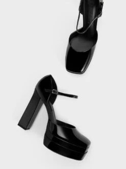 Patent Platform D'Orsay Pumps -Charles & Keith 2022 L7 CK1 60280371 J5 8