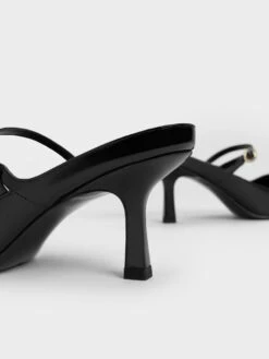 Patent Mary Jane Heeled Mules 8 Patent Mary Jane Heeled Mules -Charles & Keith 2022 L7 CK1 60361432 J5 7