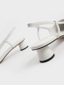 Cylindrical Heel Slingback Pumps -Charles & Keith 2022 L7 CK1 60580252 41 5