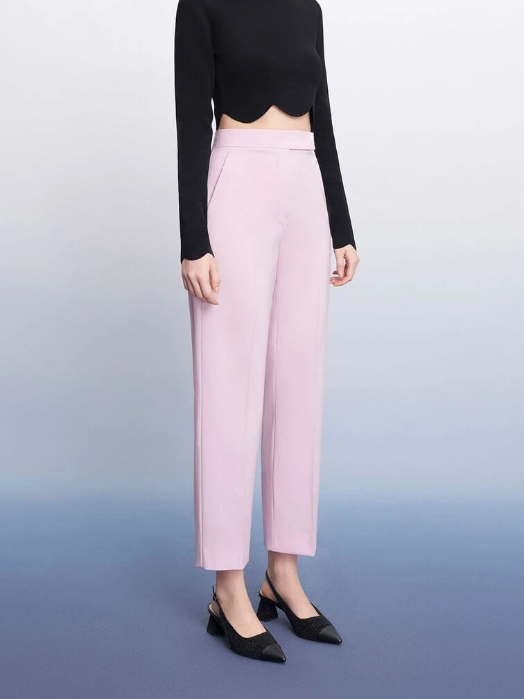 Tweed Toe Cap Slingback Pumps 4 Tweed Toe Cap Slingback Pumps - Image 4